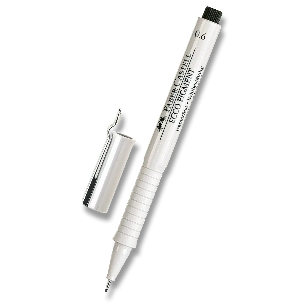 Faber-Castell Ecco Pigment - popisovač - černý - 0,6 mm