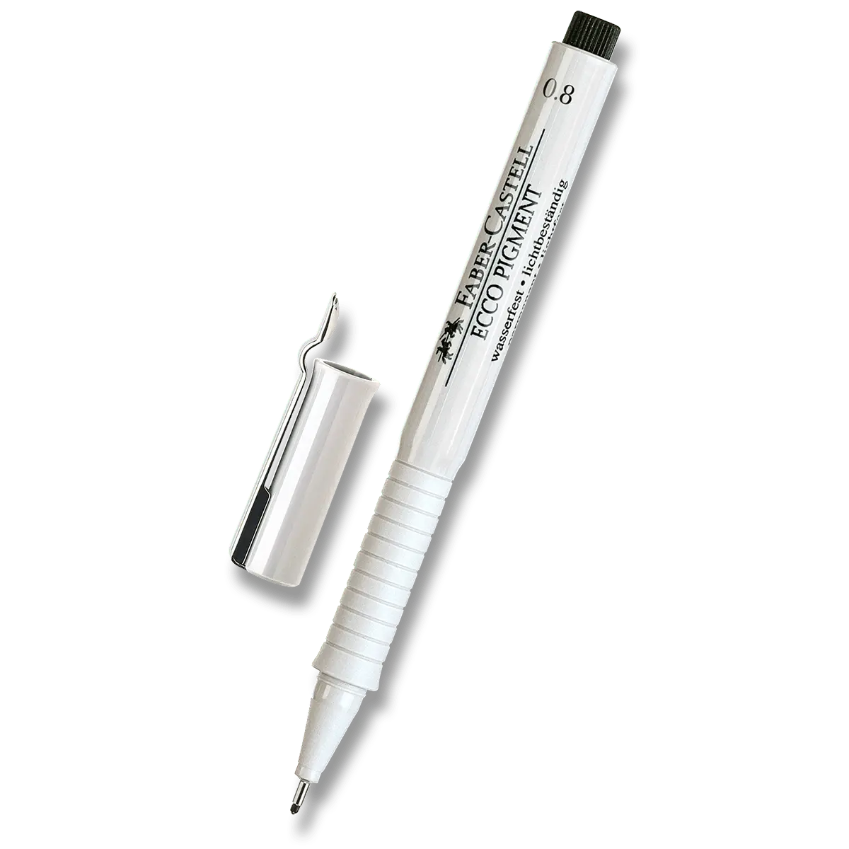 Faber-Castell Ecco Pigment - popisovač - černý - 0,8 mm