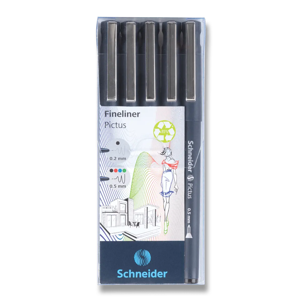 Schneider Pictus - liner - sada 5 ks