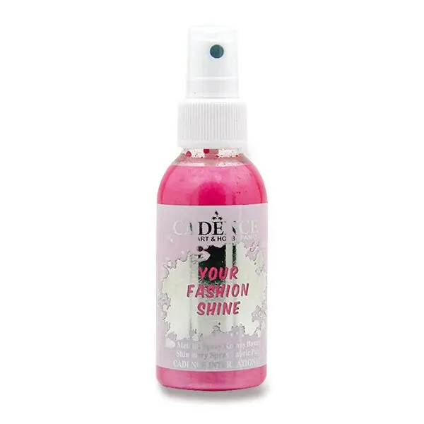 Cadence Your Fashion Shine - barvy na textil - 100 ml, fuchsiová