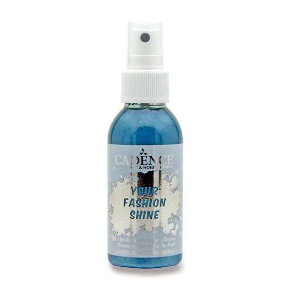 Cadence Your Fashion Shine - barvy na textil - 100 ml, petrolejová