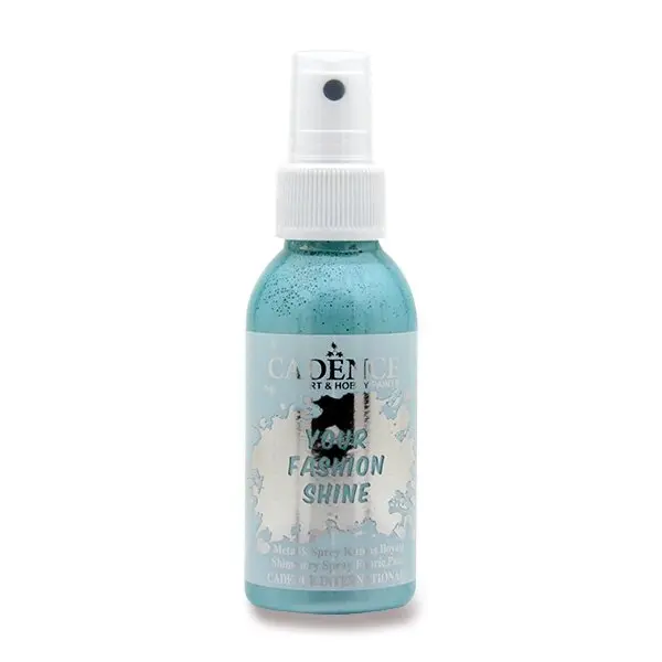 Cadence Your Fashion Shine - barvy na textil - 100 ml, tyrkysová
