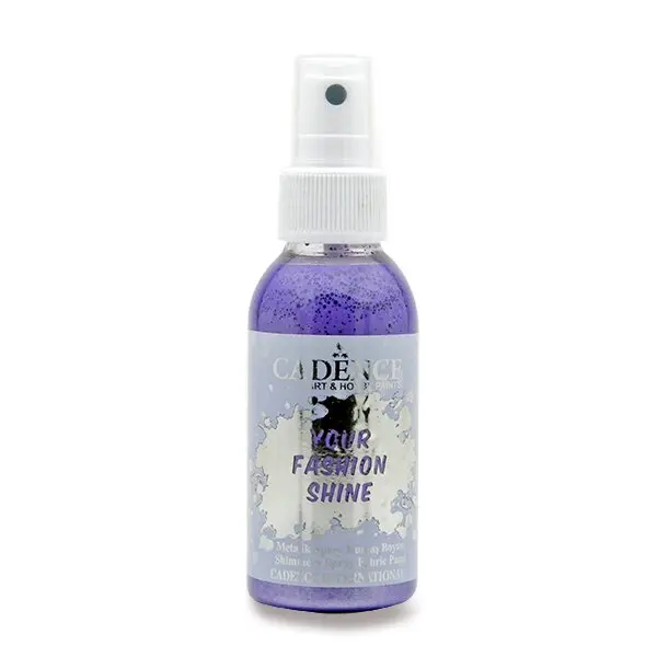 Cadence Your Fashion Shine - barvy na textil - 100 ml, fialová