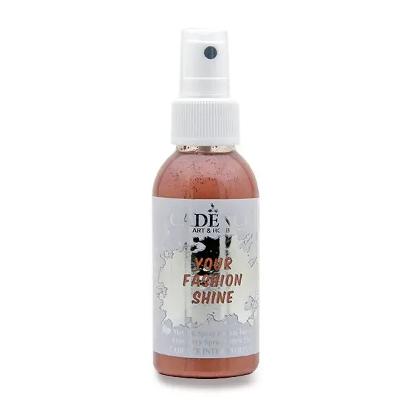 Cadence Your Fashion Shine - barvy na textil - 100 ml, měděná