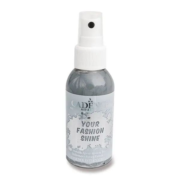 Cadence Your Fashion Shine - barvy na textil - 100 ml, šedá