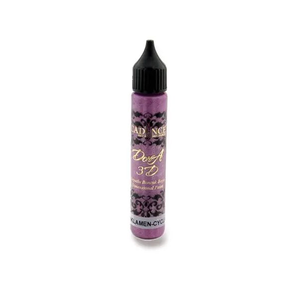 Cadence - metalická kontura - 25 ml, cyklaménová