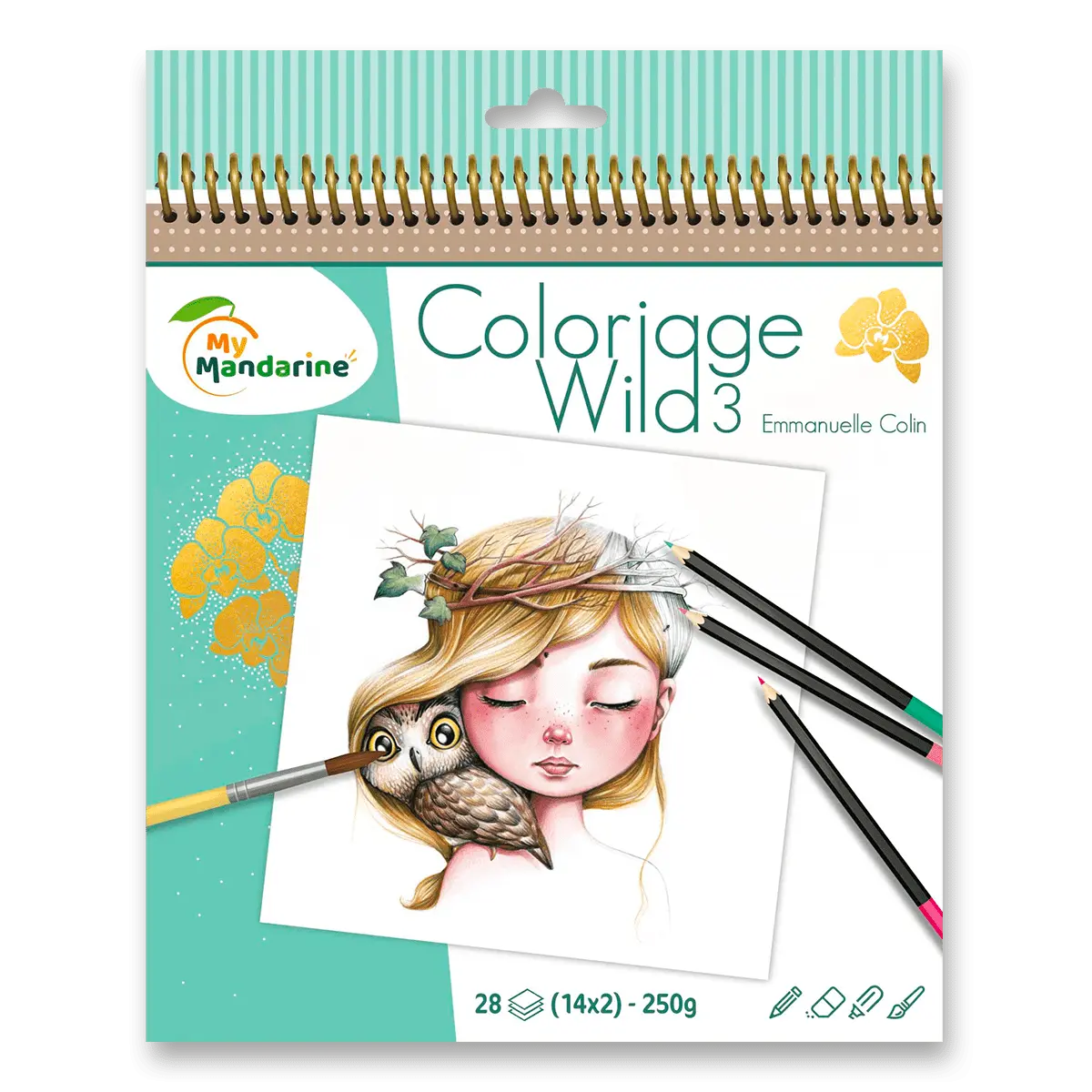 My Mandarine Coloriage Wild - omalovánky - typ 3