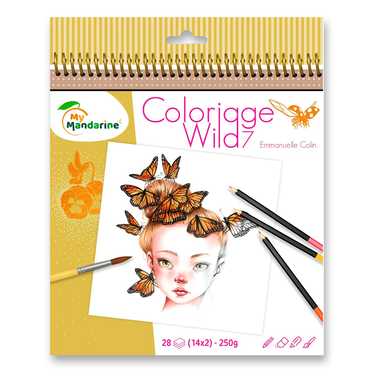 My Mandarine Coloriage Wild - omalovánky - typ 7