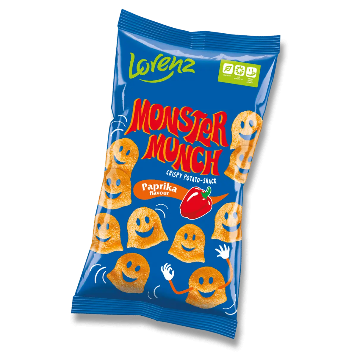 Lorenz Monster Munch Original - bramborové lupínky - paprika, 75 g