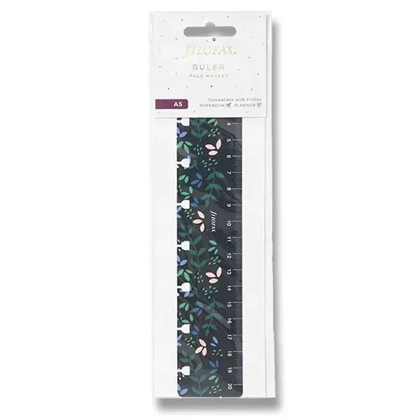 Pravítko/záložka, Garden náplň A5 k Notebook Filofax