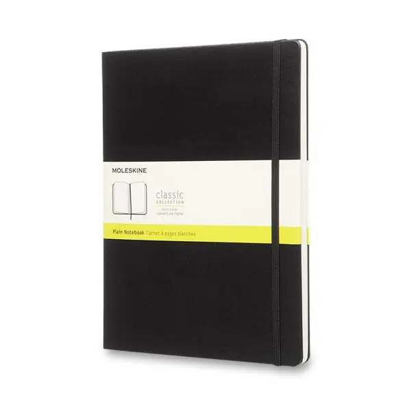 Moleskine - čierny zápisník (veľký, čistý)