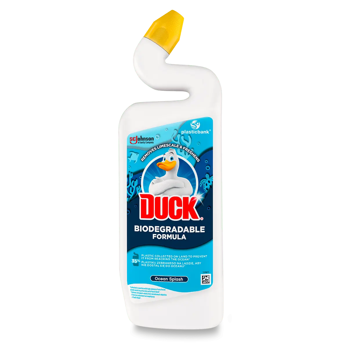 Toilet Duck - WC čistič - BIO, Ocean Splash, 750 ml