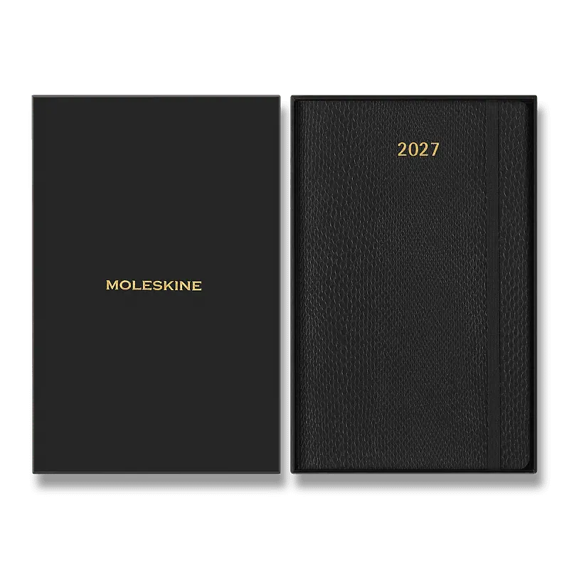 Moleskine – 12-mesačný plánovací týždenný diár Precious & Ethical 2027 (čierny)