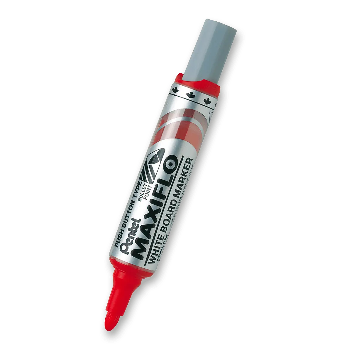 Pentel MAXIFLO Popisovač na bílé tabule - červený