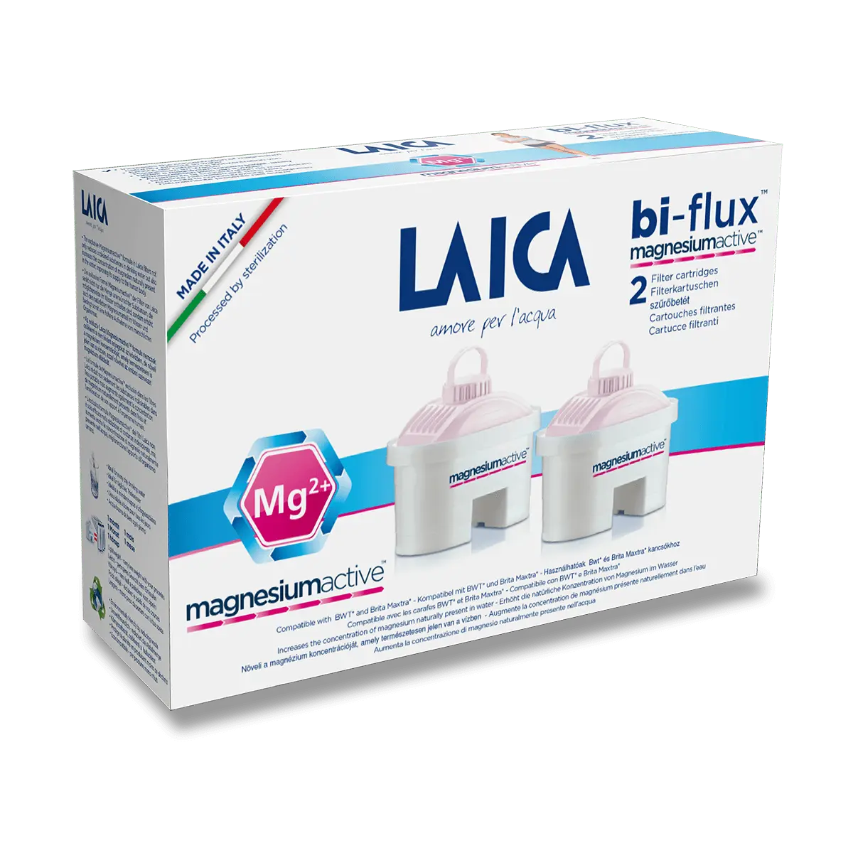 Laica Bi-flux Magnesium - filtrační patrona - 2 ks