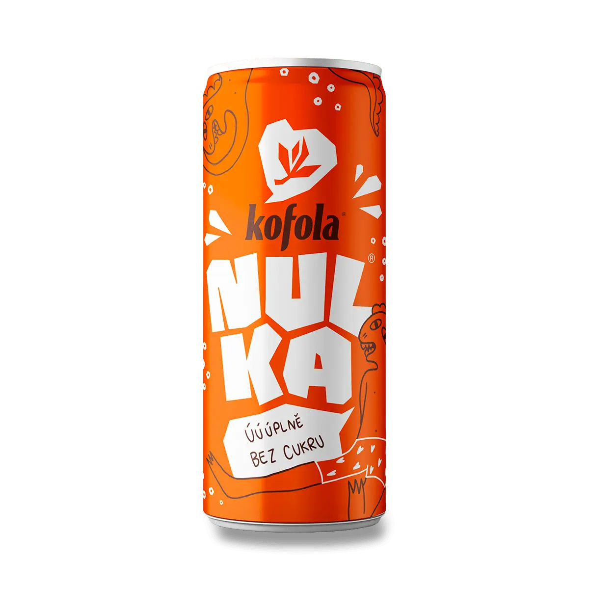 Kofola Nulka - plech, 24 x 0,33 l