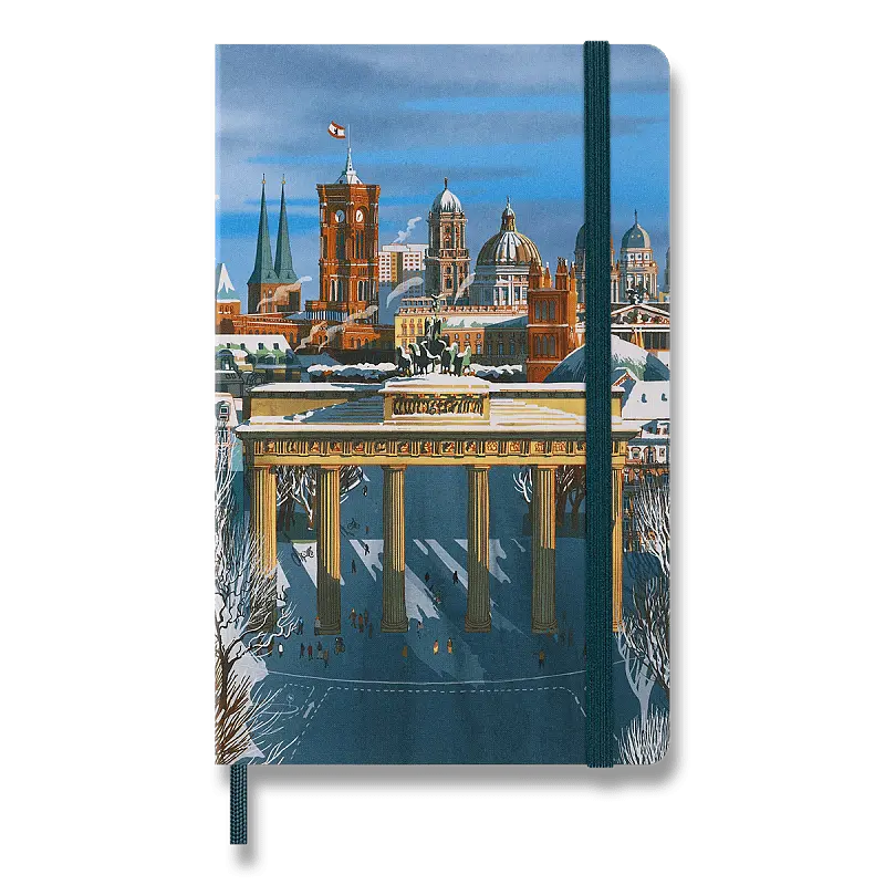 Zápisník Moleskine I am Berlin - tvrdé desky L, linkovaný