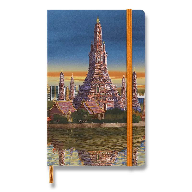 Zápisník Moleskine I am Bangkok - tvrdé desky L, linkovaný