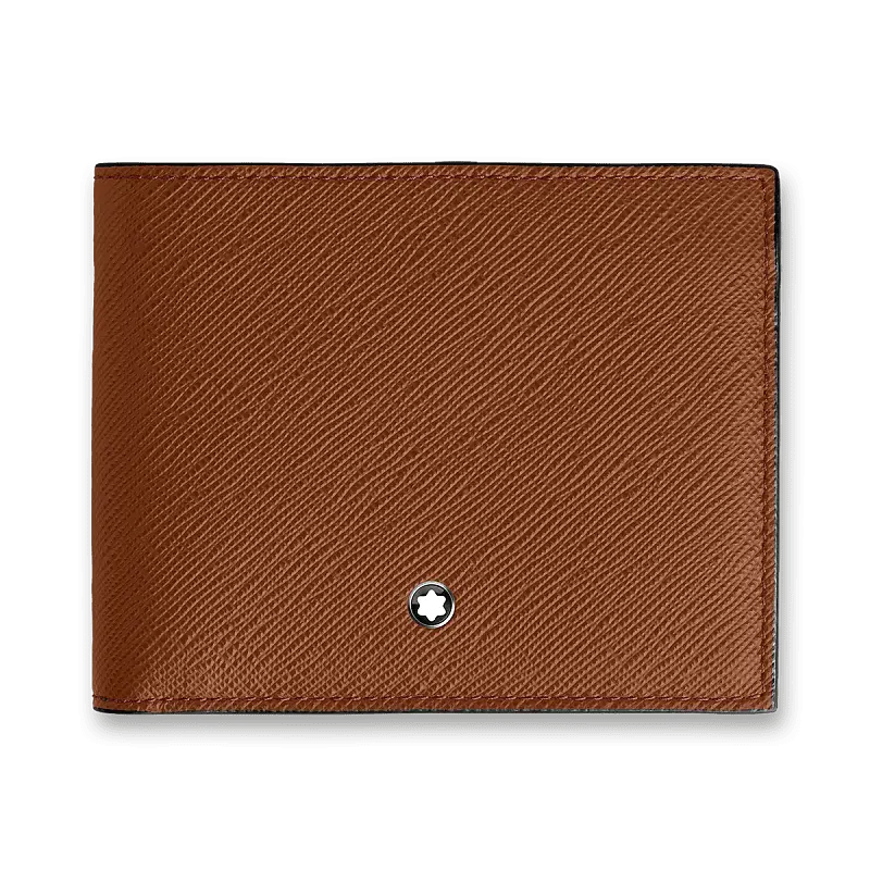 Peněženka Montblanc Sartorial 6 cc, hnědá