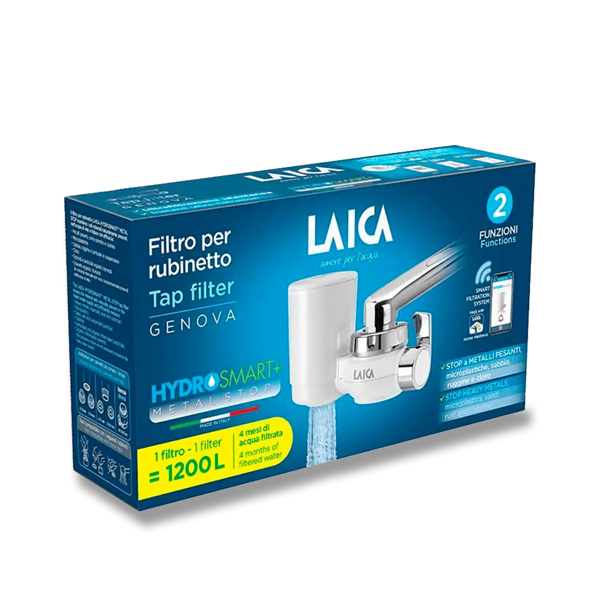 Laica Filtrační systém Genova Hydrosmart+ Metalstop, R20A