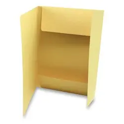 HIT Office - 3chlopňové desky - žluté, karton