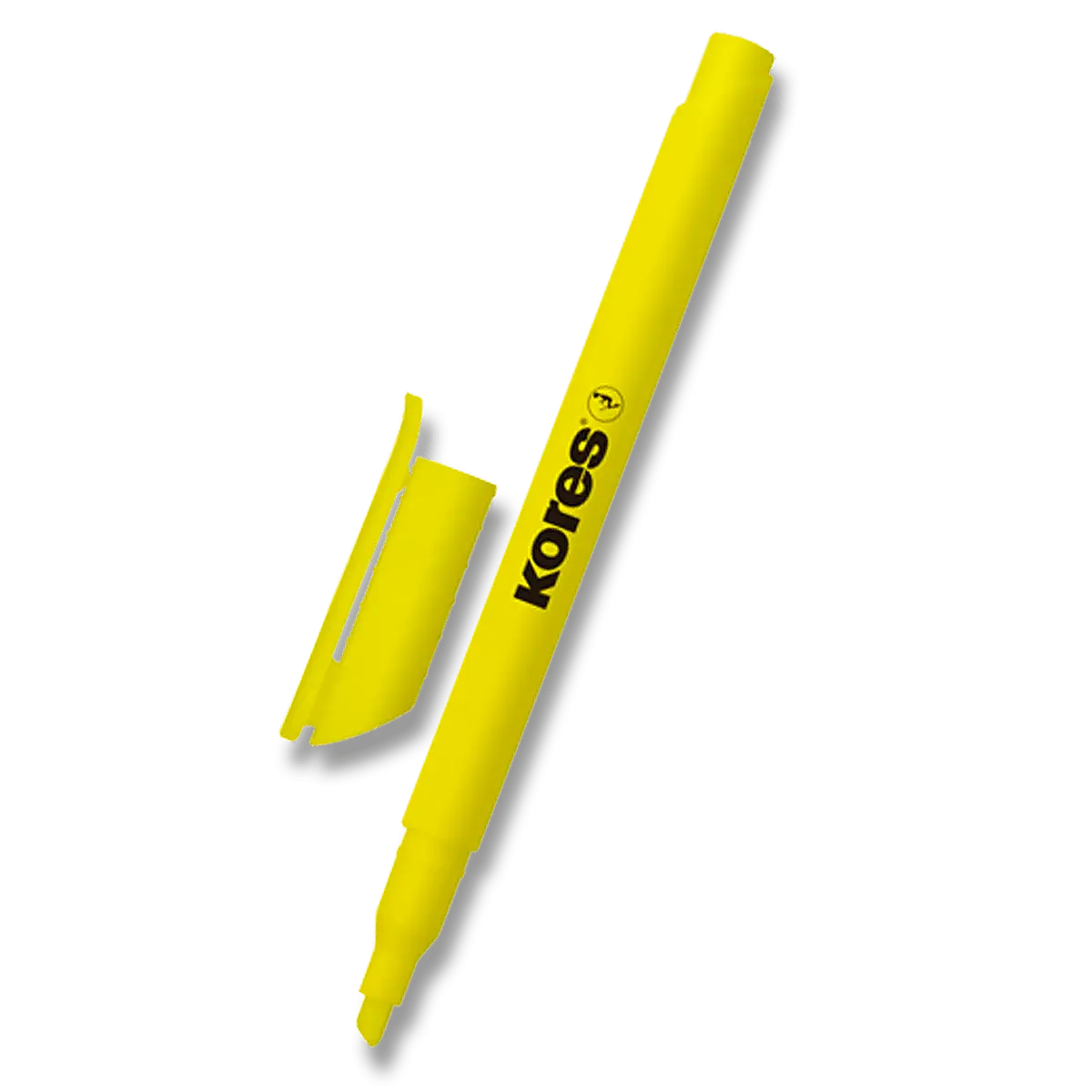 Kores High Liner - zvýrazňovač - žlutý