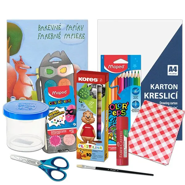 Balíček 10 produktů pro 1. třídu - Výtvarka - Pro praváka