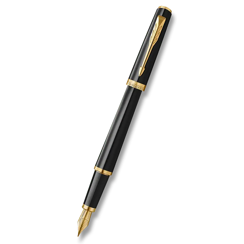 Parker Meridian Glossy Black GT - plnicí pero hrot
