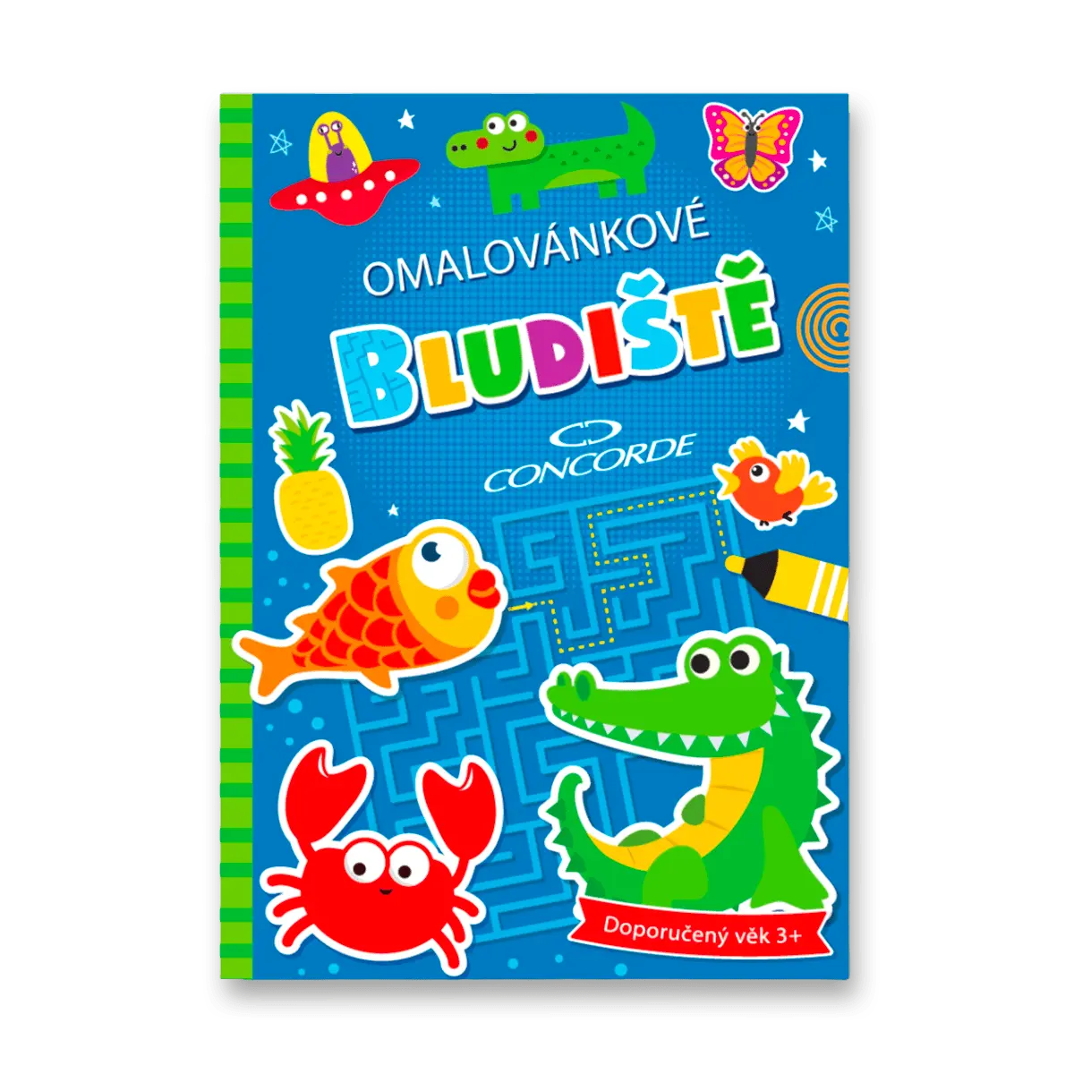 Omalovánky s úkoly CONCORDE - bludiště, 24 stran