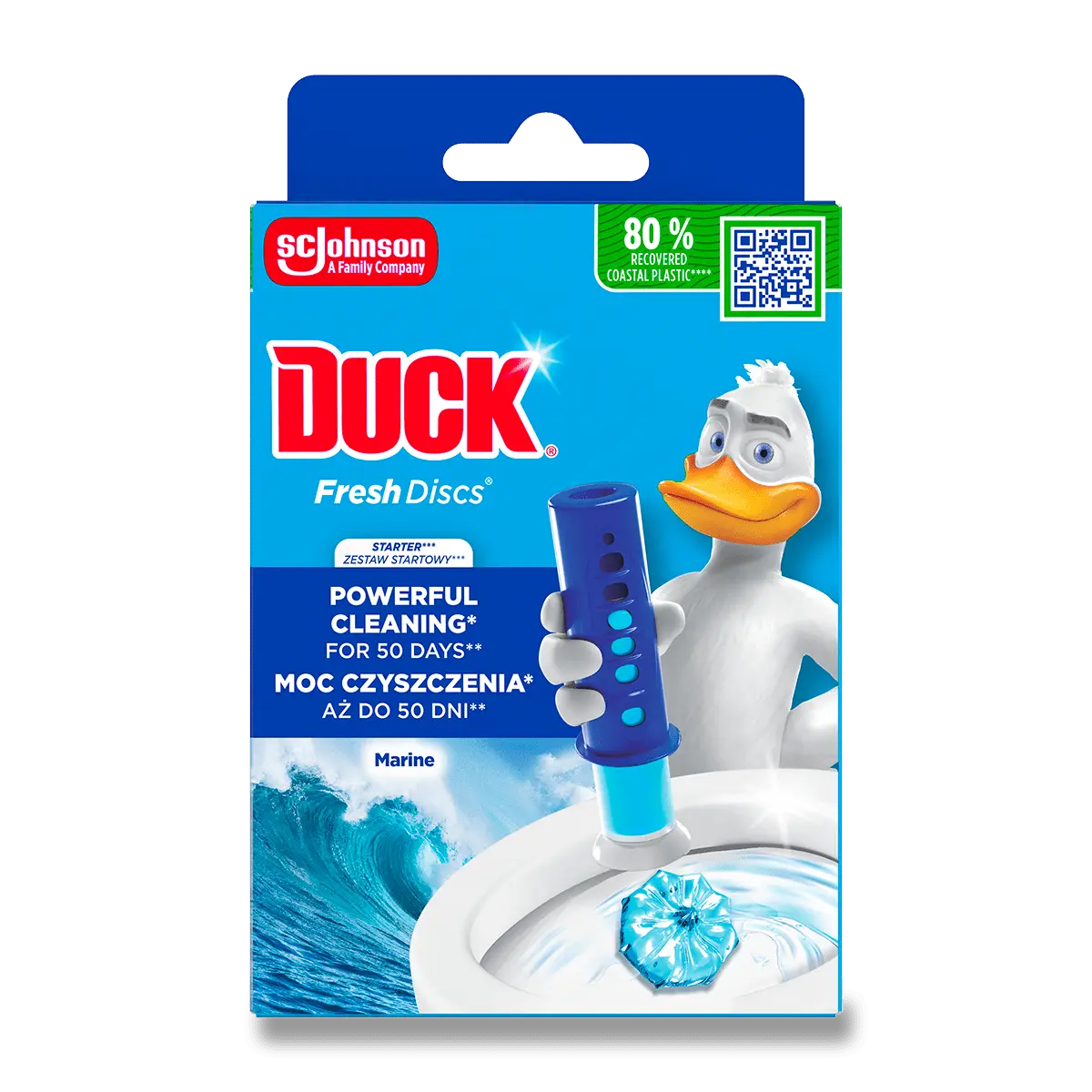 Duck Fresh Discs - čistič a osvěžovač WC - vůně moře, 36 ml