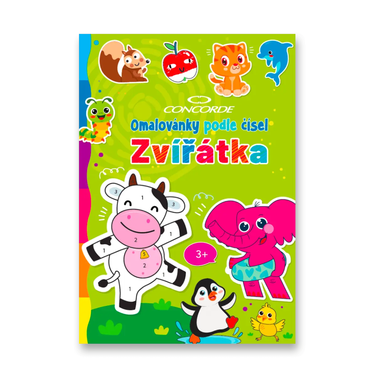 Concorde - omalovánky podle čísel - Zvířátka