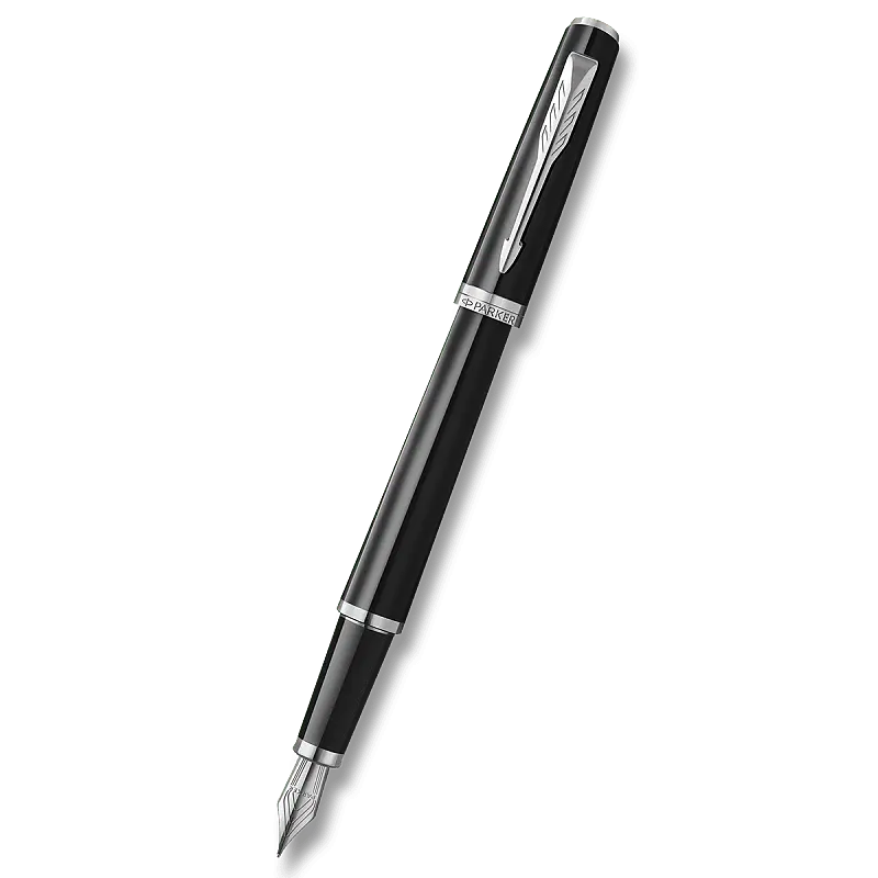 Parker Meridian Glossy Black CT - plnicí pero hrot