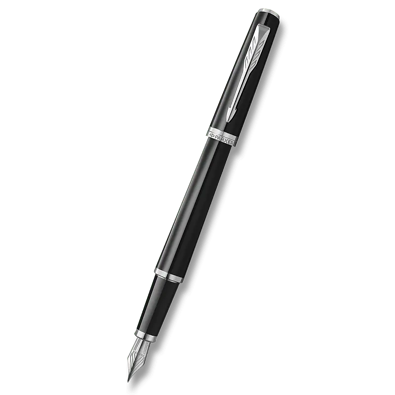 Parker Meridian Glossy Black CT - plnicí pero hrot M