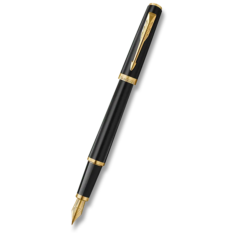 Parker Meridian Matte Black GT - plnicí pero hrot