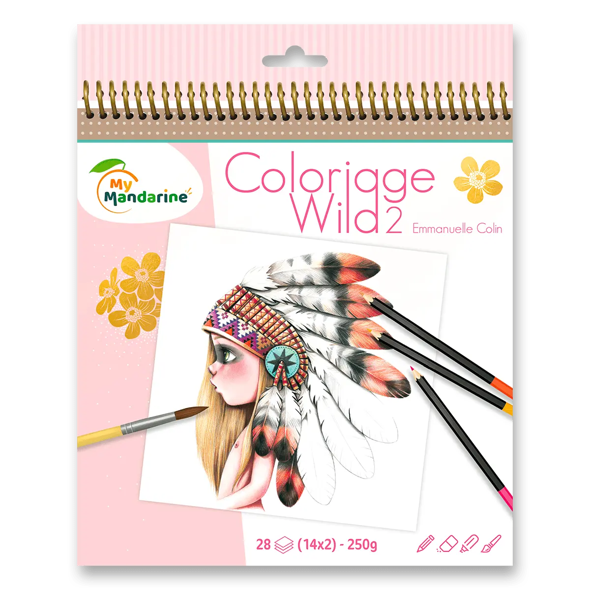 My Mandarine Coloriage Wild - omalovánky - typ 2