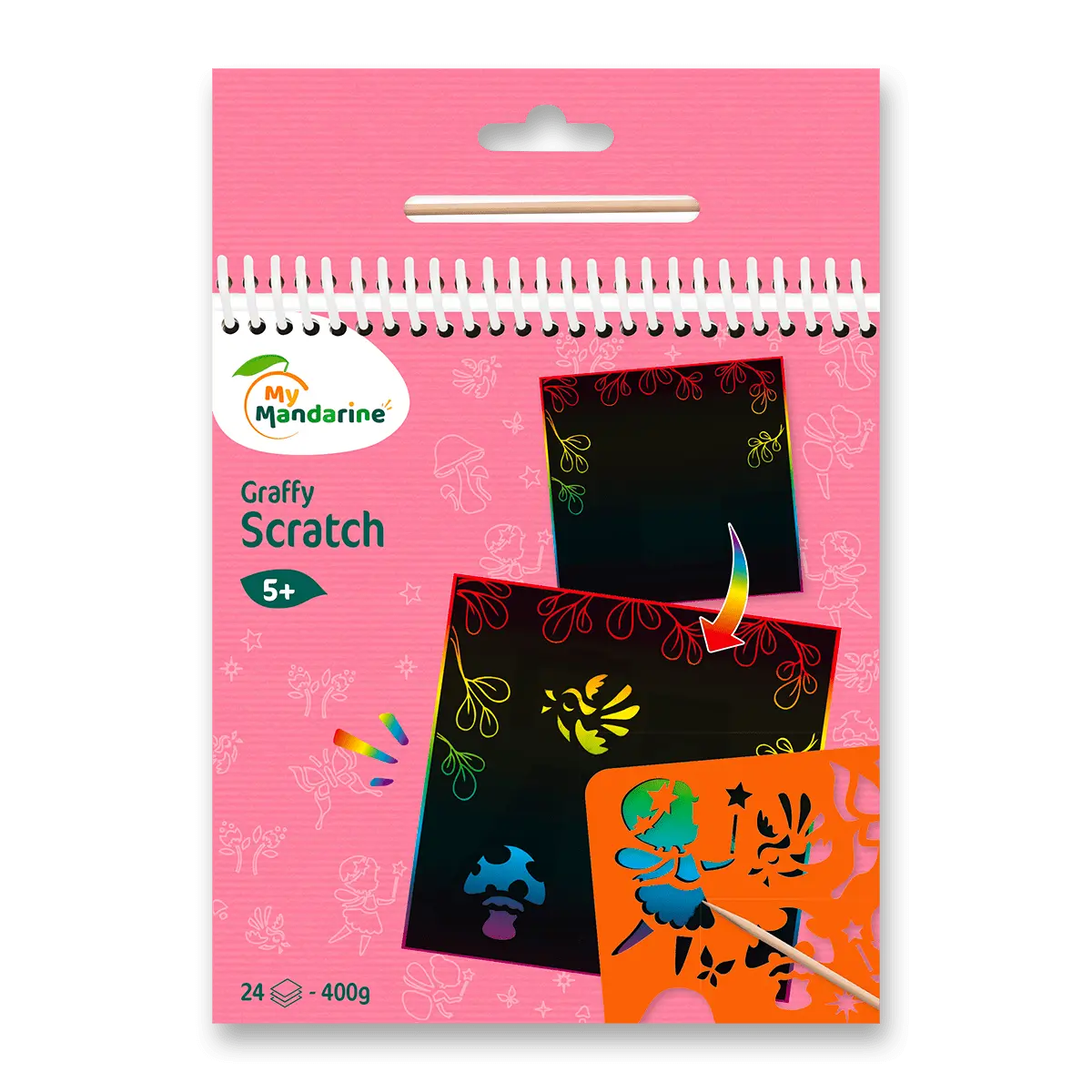 My Mandarine Graffy Scratch - vyškrabávací obrázky -