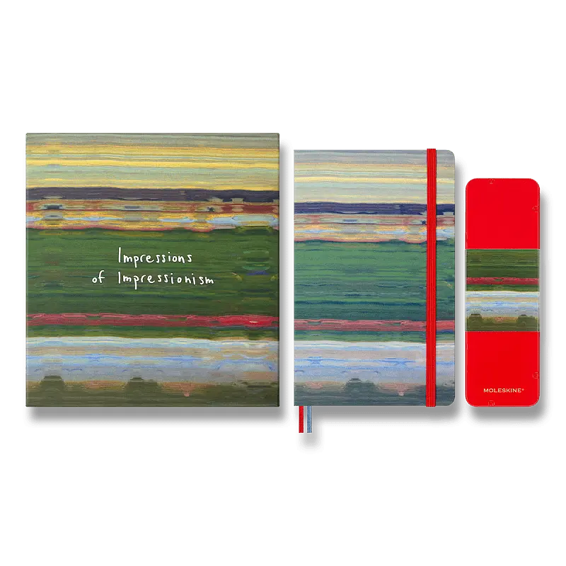 Moleskine - kolekcia Impressionism (zápisník a 6 akvarelových ceruziek) v krabičke