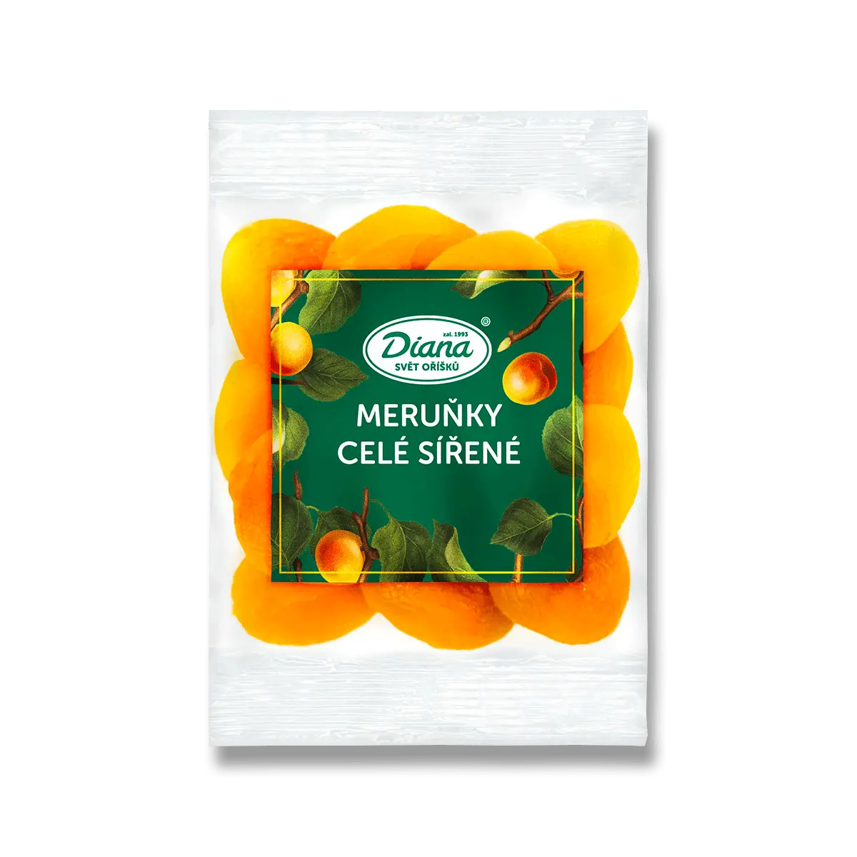 Diana - sušené meruňky celé - velikost 1, 100 g