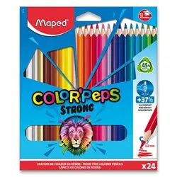 Pastelky MAPED Color´Peps STRONG - 24 barev