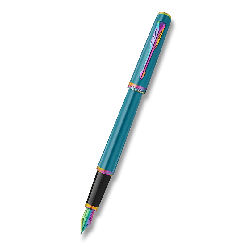Parker Meridian Teal RBT - plnicí pero hrot