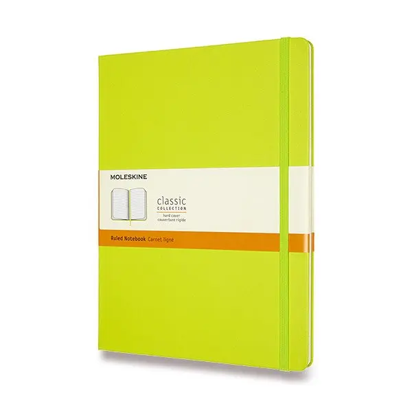 Moleskine - žltozelený zápisník