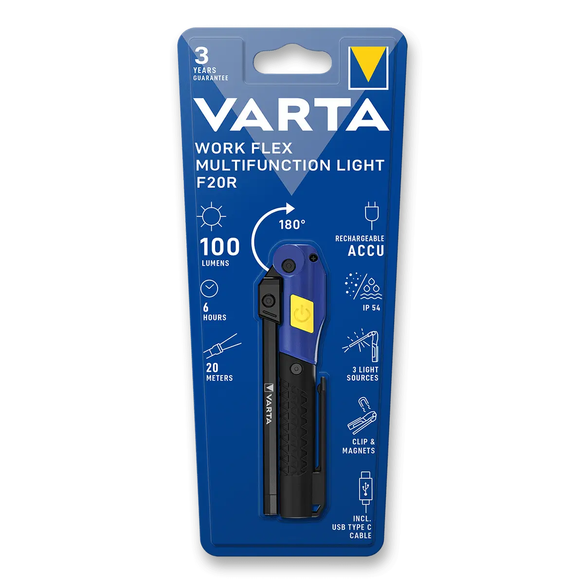 Varta Work Flex Multifunction Light F20R - svítilna