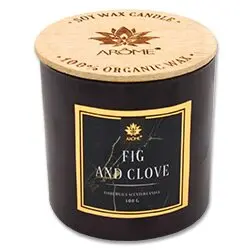 Arôme - vonná svíčka s dřevěným knotem - Fig and Clove