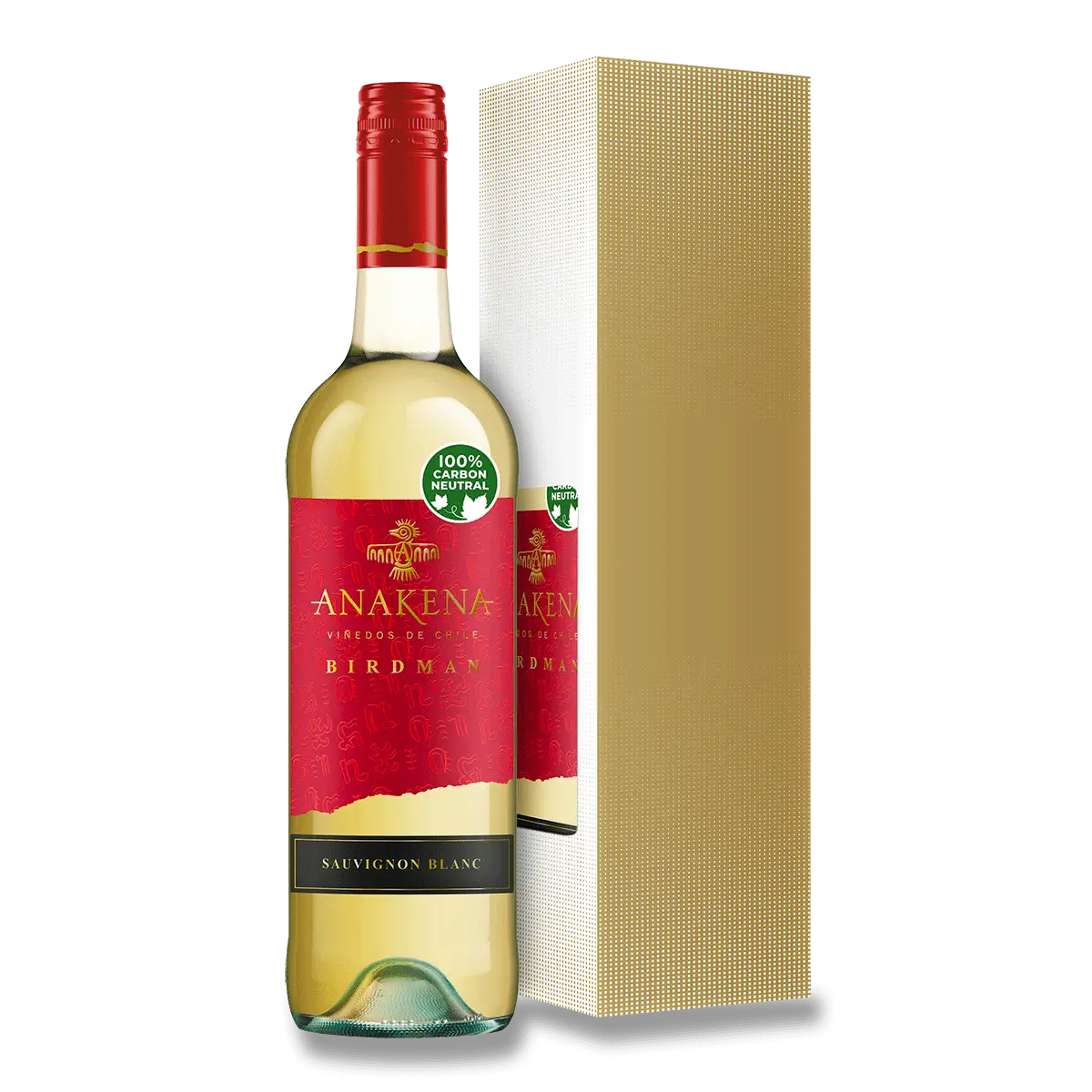 Anakena Sauvignon Blanc - bílé víno, 0,75 l - dárkové balení