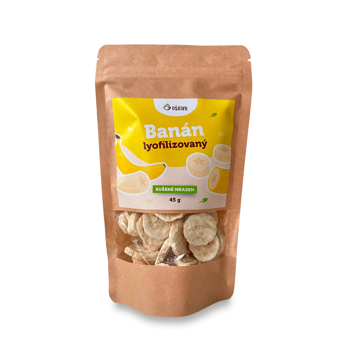 Ošatka - lyofilizovaný banán - 45 g