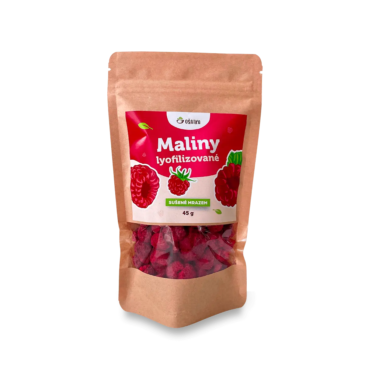Ošatka - lyofilizované maliny - 45 g