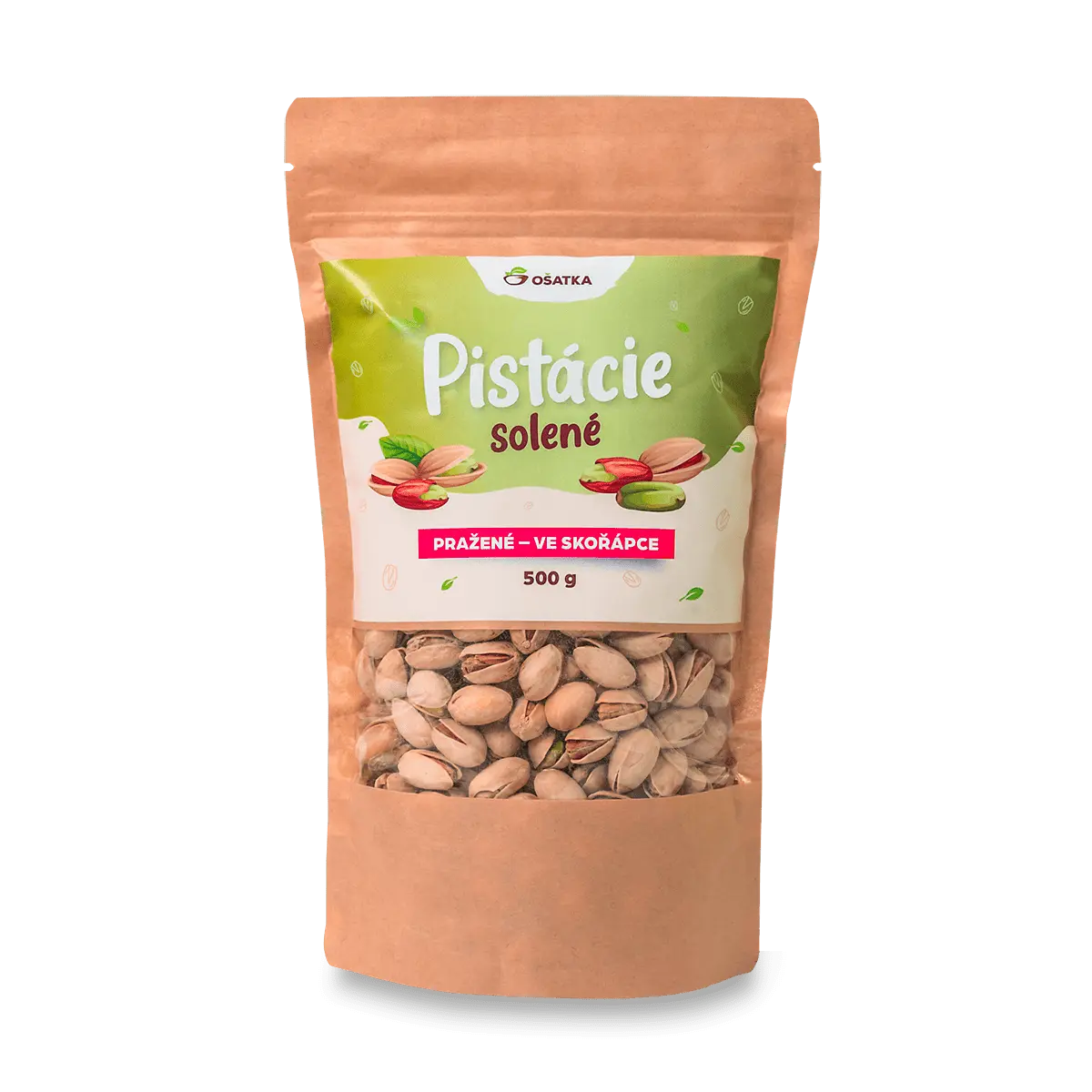 Ošatka - pistácie pražené solené - 500 g