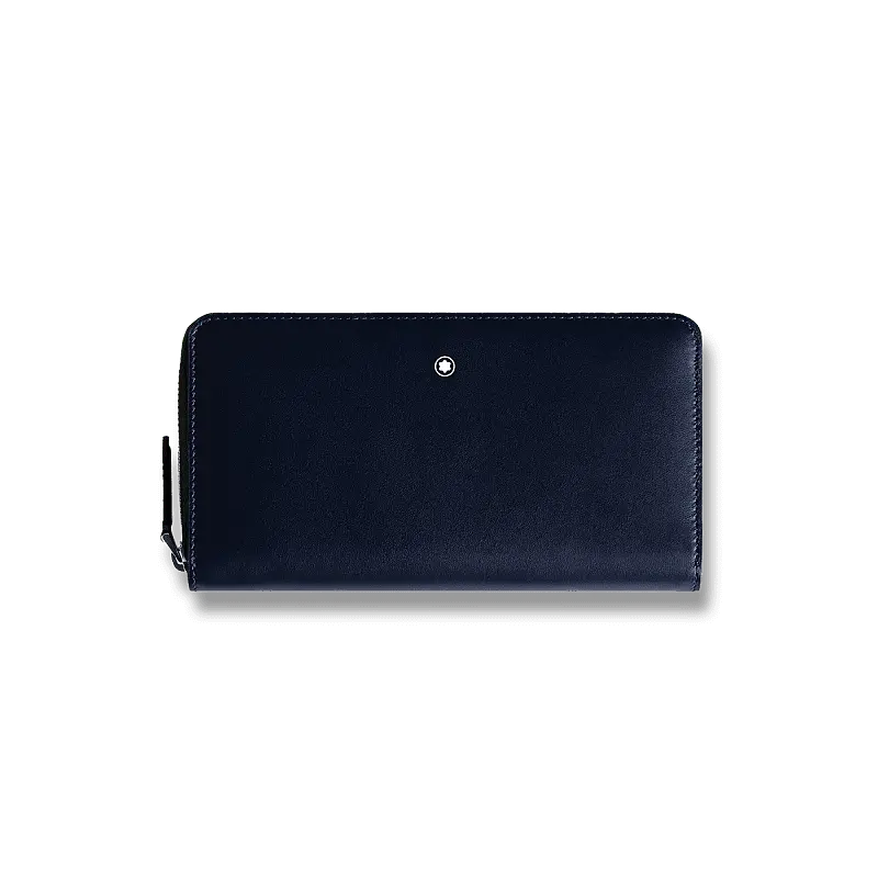 Peněženka Montblanc Meisterstück Soft Zip 12 cc, modrá