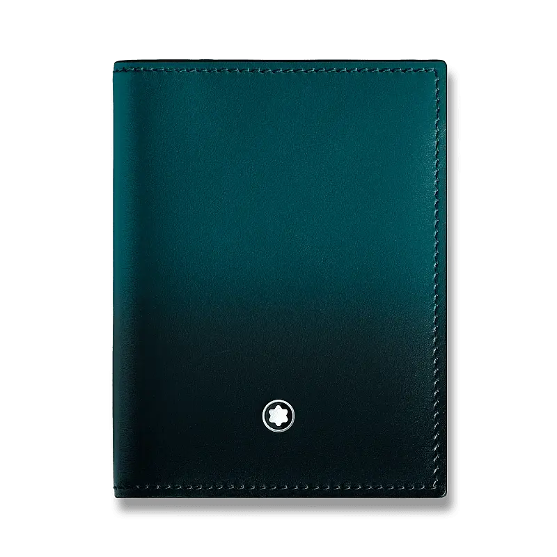 Pouzdro na kreditní karty  Montblanc Meisterstück Sfumato 4 cc, modré