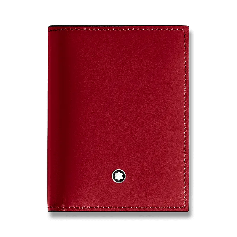 Pouzdro na kreditní karty Montblanc Meisterstück 2 cc, červené